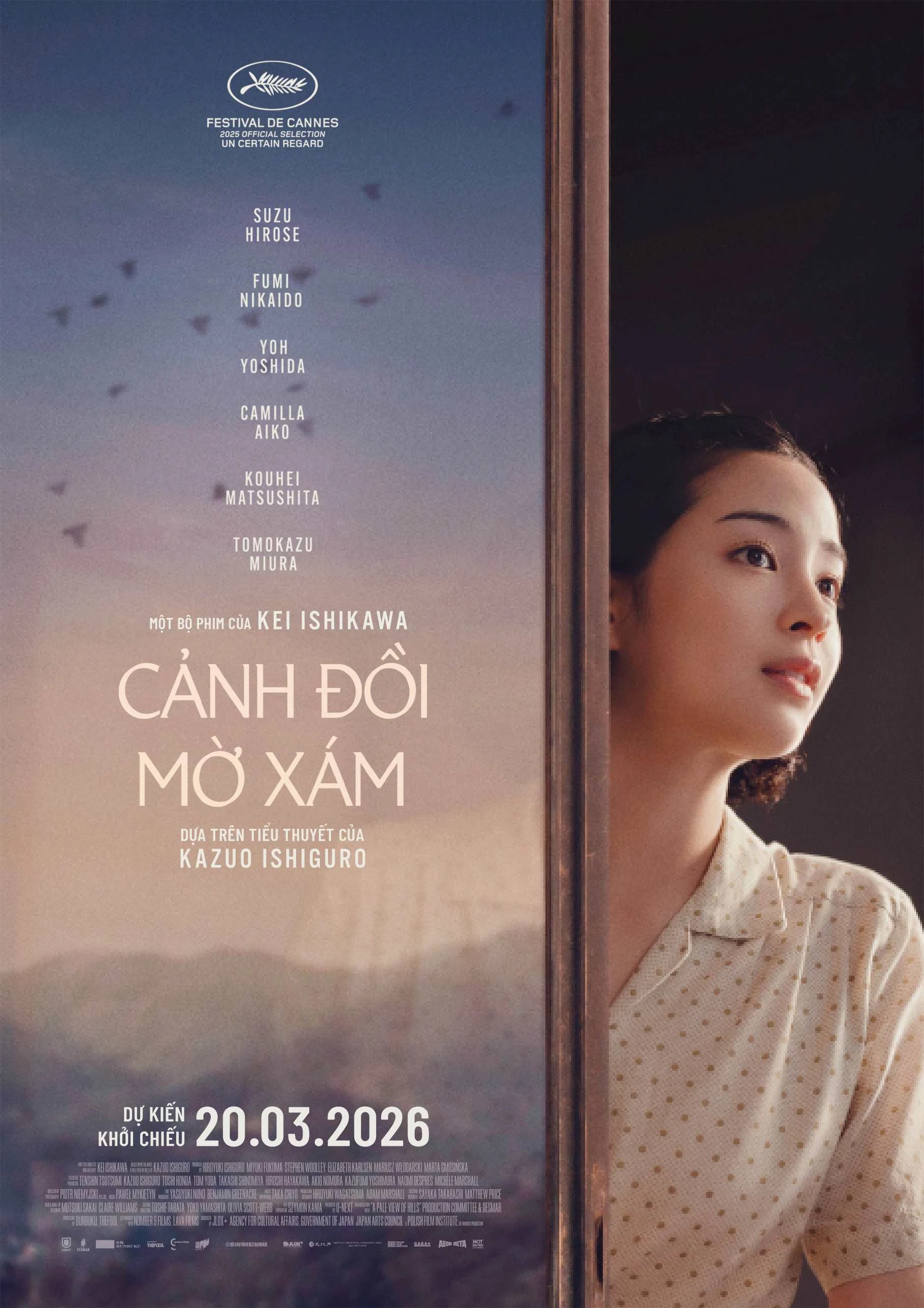 Cảnh đồi mờ xám - A Pale View of Hills